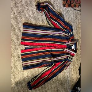 Vintage Striped Button Up